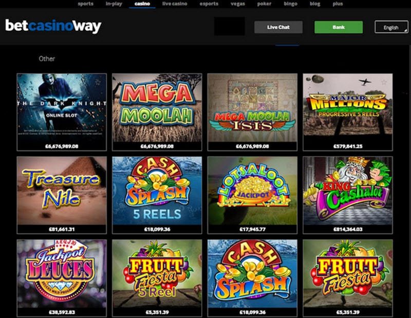 Betway Casino - which casinos